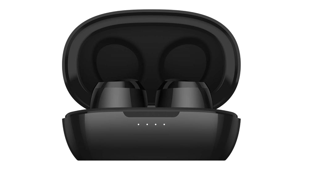 AUSOUNDS AU-Stream Hybrid Bluetooth True Wireless Hybrid Active Noise Cancelling Earbuds with Touch Controls, Wireless Charging Case, and Premium Dynamic Drivers, Black