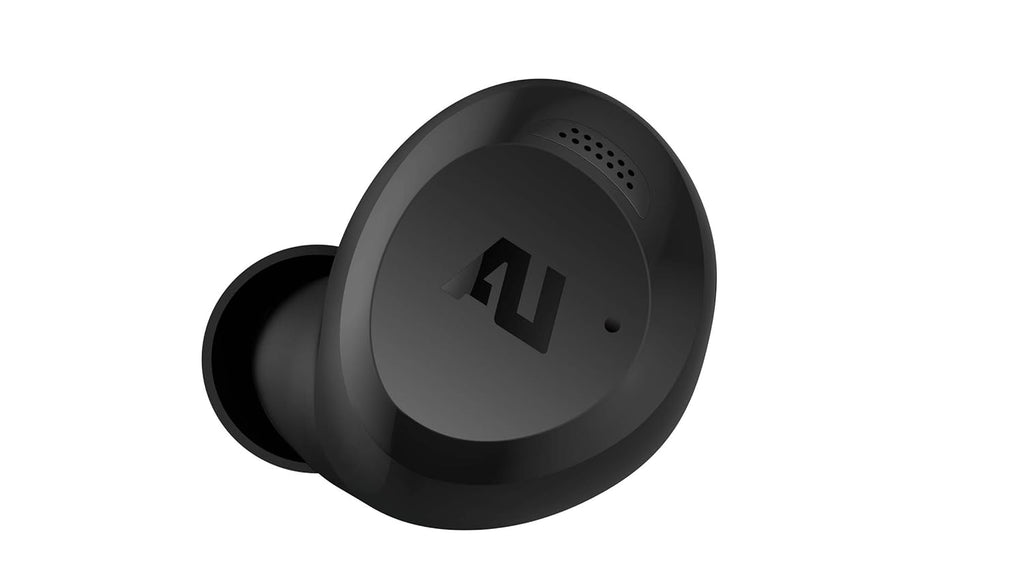 AUSOUNDS AU-Stream Hybrid Bluetooth True Wireless Hybrid Active Noise Cancelling Earbuds with Touch Controls, Wireless Charging Case, and Premium Dynamic Drivers, Black