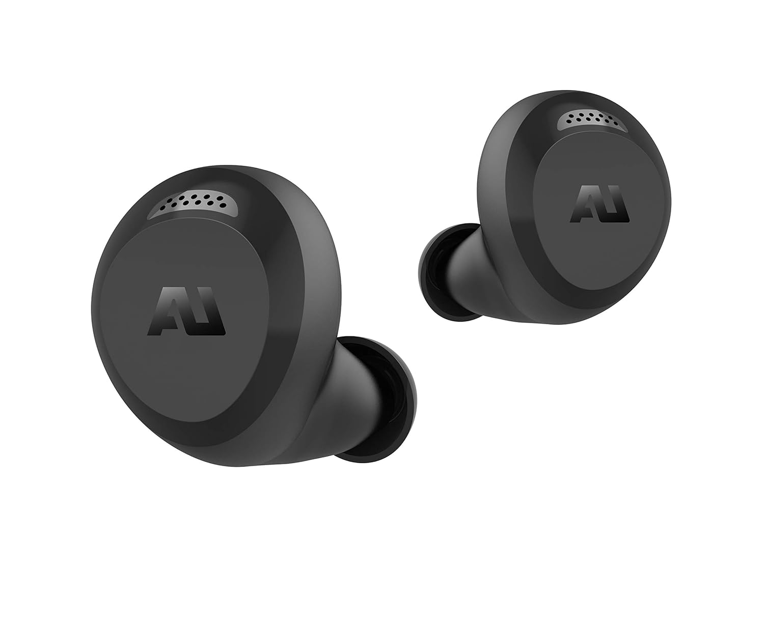 AUSOUNDS AU-Stream Hybrid Bluetooth True Wireless Hybrid Active Noise Cancelling Earbuds with Touch Controls, Wireless Charging Case, and Premium Dynamic Drivers, Black