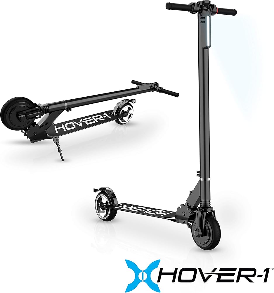 Hover-1 Rally Electric Scooter LCD Display 6.5 Inch High-Grip Tires 220LB Max Weight Cert & Tested – Safe for Kids Teens & Adults
