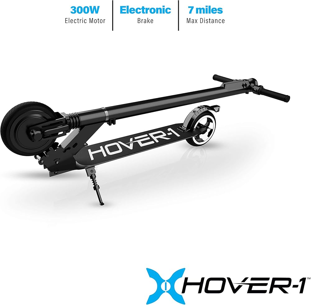 Hover-1 Rally Electric Scooter LCD Display 6.5 Inch High-Grip Tires 220LB Max Weight Cert & Tested – Safe for Kids Teens & Adults