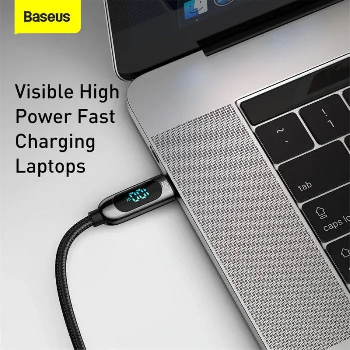 Baseus Display Fast Charging Data Cable USB to Type-C 100W 1 METER Urban Gadgetss
