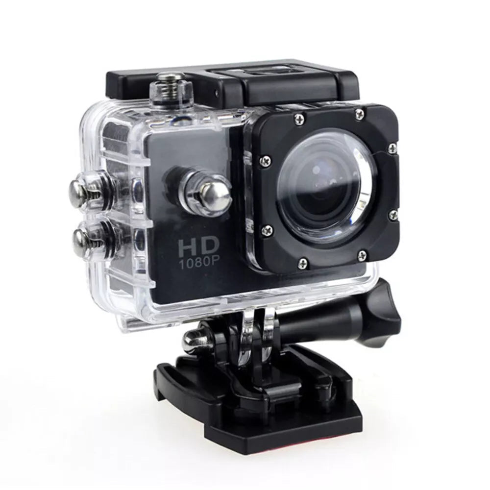Action Camera with Waterproof Body