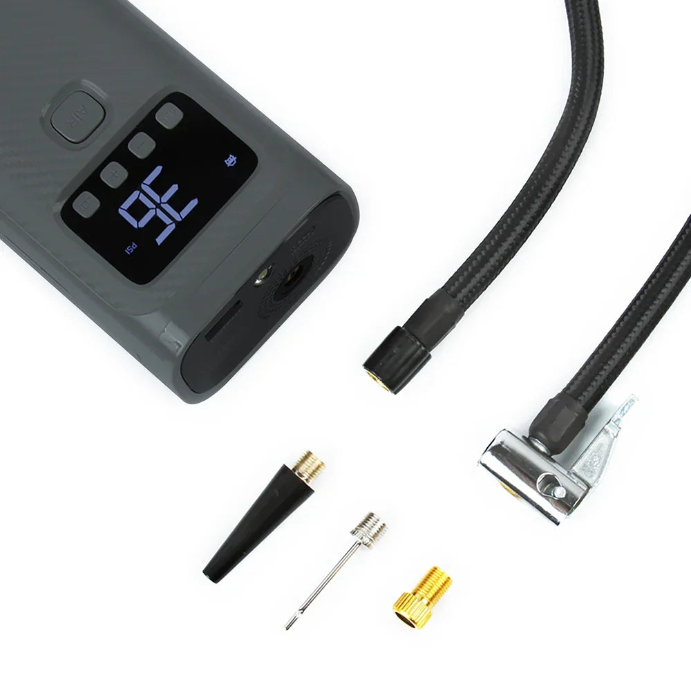 Limitless tyre Inflator, AirPro Portable Air Compressor, Power Bank, and Flashlight Urban Gadgetss