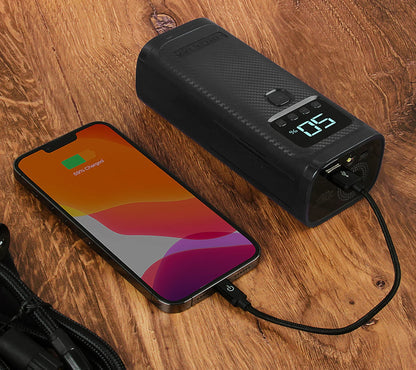 Limitless tyre Inflator, AirPro Portable Air Compressor, Power Bank, and Flashlight Urban Gadgetss