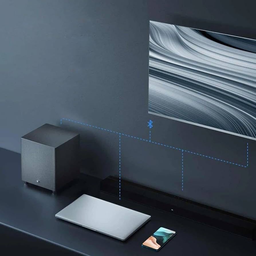 Xiaomi Soundbar 3.1ch, 430W Max Power, 3.1ch DTS® Virtual X Sound, One-tap to Play Audio with NFC, Wireless and immersive subwoofer Experience