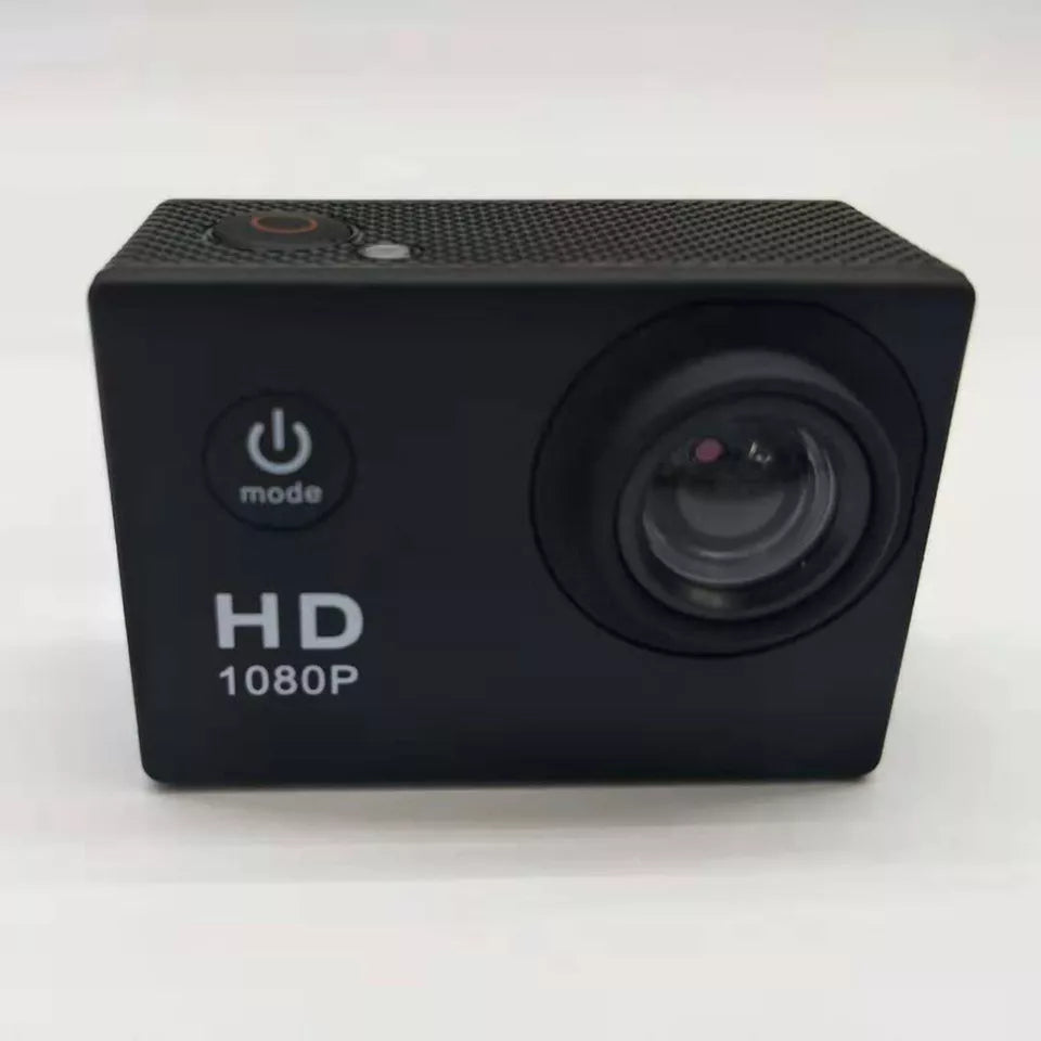 Action Camera with Waterproof Body