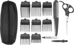 BaByliss 7498CU Powerlight Pro 15 Piece Hair Clipper Corded or cordless operation 9 hour charge time for 40 mins usage Direct drive - ultra light advanced power motor that delivers high performance for smooth fast and easy hair cutting Super sharp stainless steel blades for fast precision cutting Includes 8 x comb guides barbers comb cleaning brush oil scissors and storage pouch - Blue - Image 2
